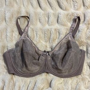 Wacoal Lace Underwire Bra - Brown